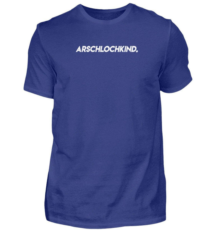 Arschlochkind  Words on Shirts - PR  - Herren Premiumshirt - Words on Shirts Sag es mit dem Mittelfinger Shirts Hoodies Sweatshirt Taschen Gymsack Spruch Sprüche Statement