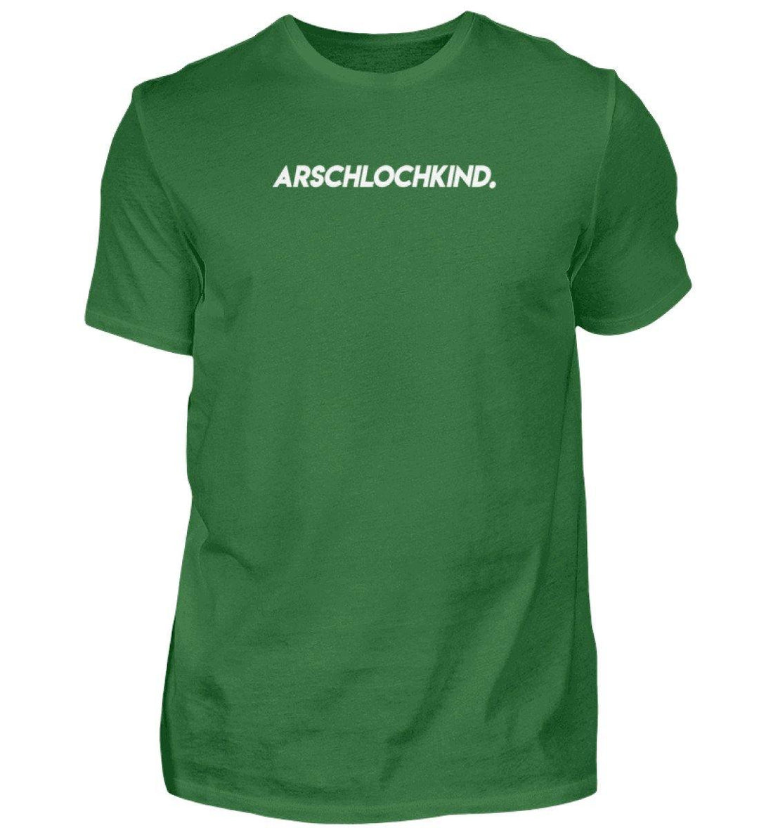 Arschlochkind  Words on Shirts - PR  - Herren Premiumshirt - Words on Shirts Sag es mit dem Mittelfinger Shirts Hoodies Sweatshirt Taschen Gymsack Spruch Sprüche Statement
