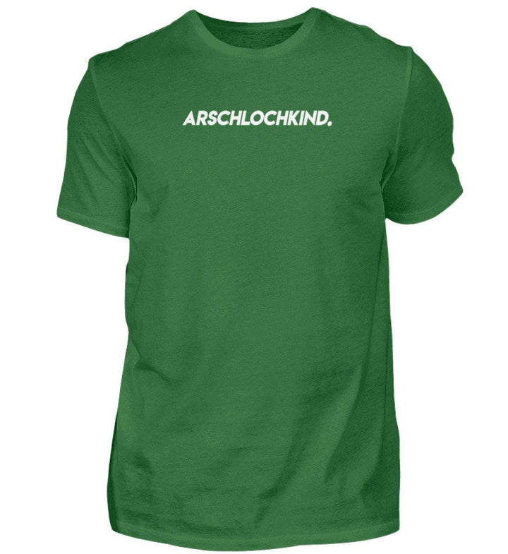 Arschlochkind  Words on Shirts - PR  - Herren Premiumshirt - Words on Shirts Sag es mit dem Mittelfinger Shirts Hoodies Sweatshirt Taschen Gymsack Spruch Sprüche Statement