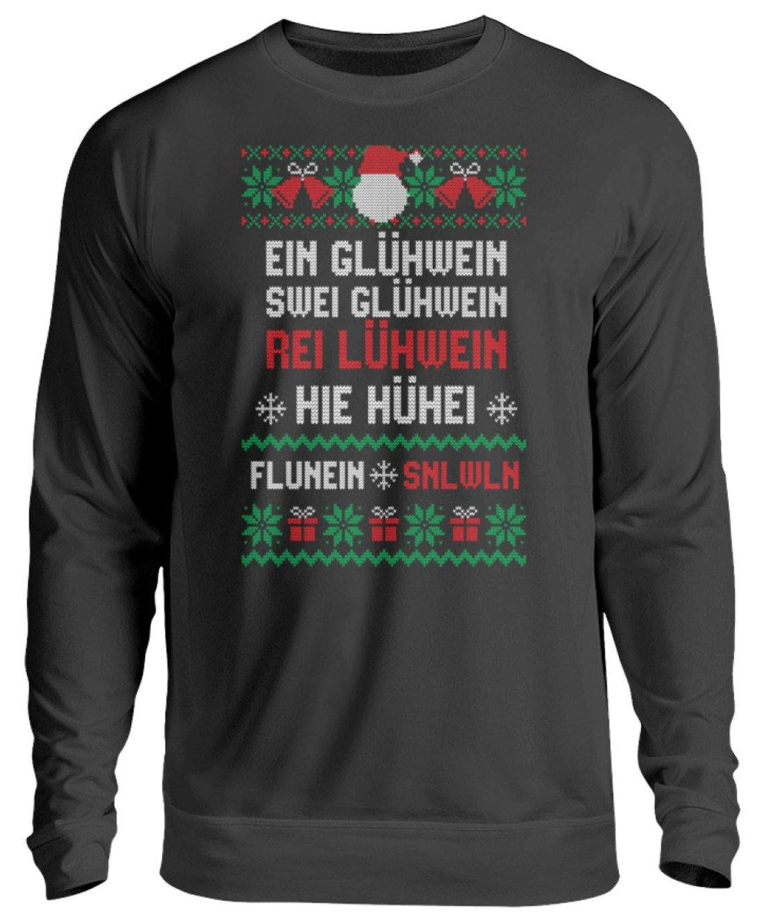 1 2 3 4 5 6 Glühwein - Words on Shirts  - Unisex Pullover - Words on Shirts Sag es mit dem Mittelfinger Shirts Hoodies Sweatshirt Taschen Gymsack Spruch Sprüche Statement