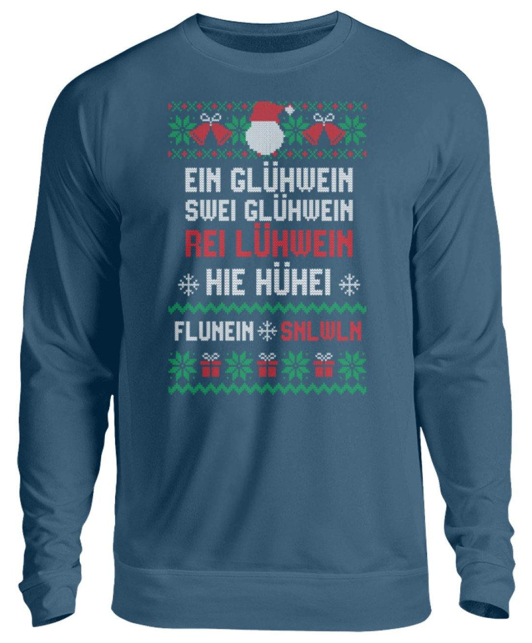 1 2 3 4 5 6 Glühwein - Words on Shirts  - Unisex Pullover - Words on Shirts Sag es mit dem Mittelfinger Shirts Hoodies Sweatshirt Taschen Gymsack Spruch Sprüche Statement