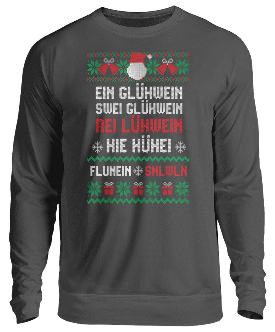 1 2 3 4 5 6 Glühwein - Words on Shirts  - Unisex Pullover - Words on Shirts Sag es mit dem Mittelfinger Shirts Hoodies Sweatshirt Taschen Gymsack Spruch Sprüche Statement