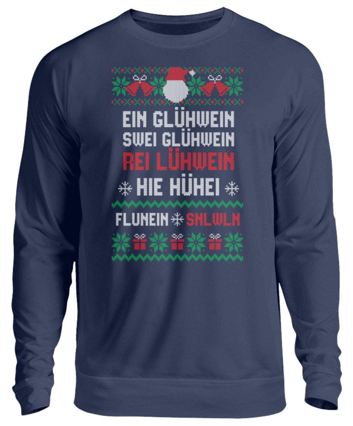 1 2 3 4 5 6 Glühwein - Words on Shirts  - Unisex Pullover - Words on Shirts Sag es mit dem Mittelfinger Shirts Hoodies Sweatshirt Taschen Gymsack Spruch Sprüche Statement