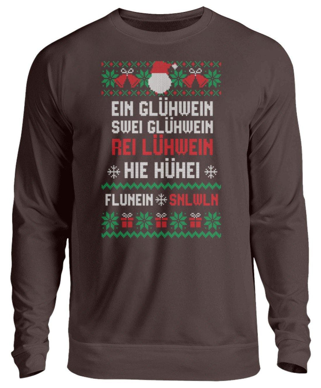 1 2 3 4 5 6 Glühwein - Words on Shirts  - Unisex Pullover - Words on Shirts Sag es mit dem Mittelfinger Shirts Hoodies Sweatshirt Taschen Gymsack Spruch Sprüche Statement