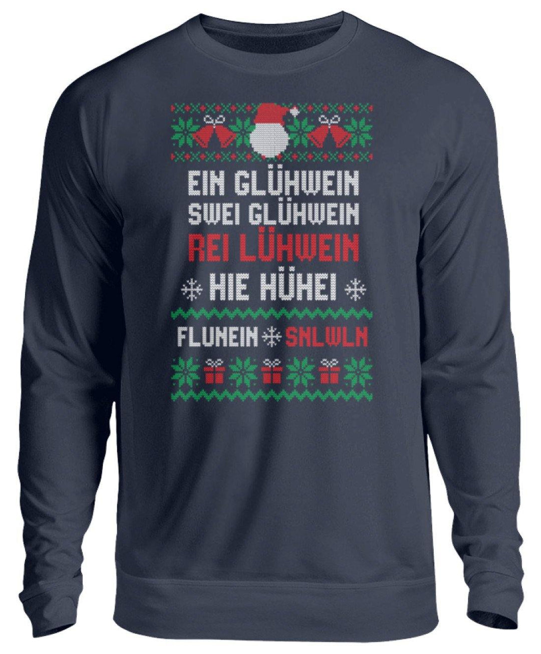1 2 3 4 5 6 Glühwein - Words on Shirts  - Unisex Pullover - Words on Shirts Sag es mit dem Mittelfinger Shirts Hoodies Sweatshirt Taschen Gymsack Spruch Sprüche Statement