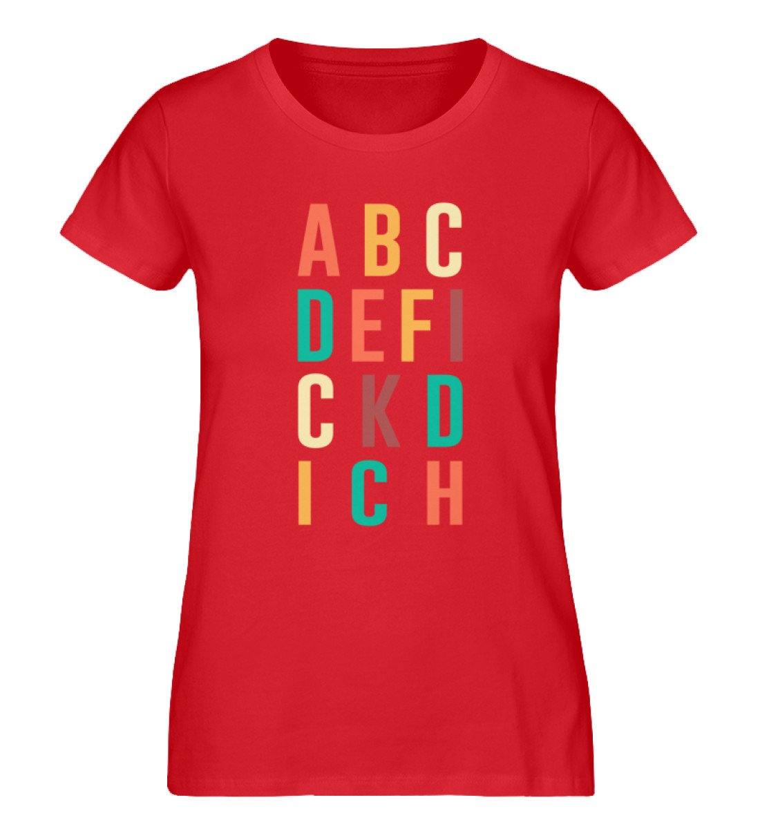 ABCDEFICKDICH - Words on Shirts - PR  - Damen Premium Organic Shirt