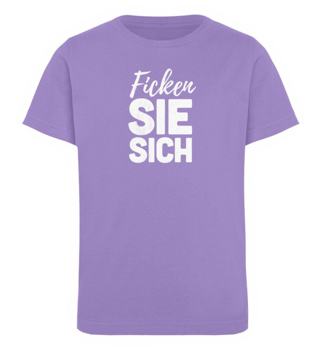 F!cken Sie sich - Words on Shirts - PR  - Kinder Organic T-Shirt - Words on Shirts Sag es mit dem Mittelfinger Shirts Hoodies Sweatshirt Taschen Gymsack Spruch Sprüche Statement