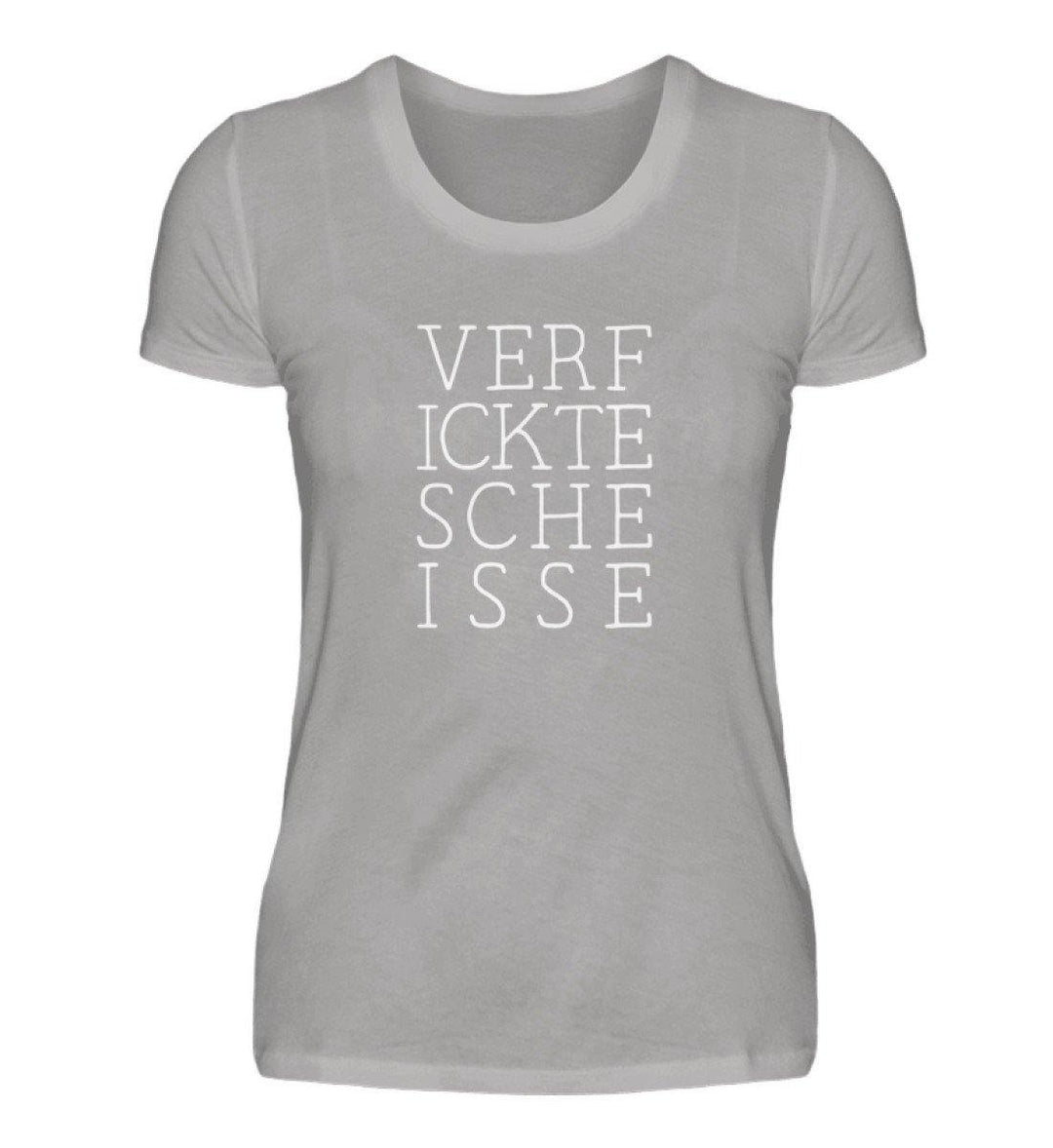 verf ickte sche isse  Words on Shirts PR  - Damen Premiumshirt - Words on Shirts Sag es mit dem Mittelfinger Shirts Hoodies Sweatshirt Taschen Gymsack Spruch Sprüche Statement