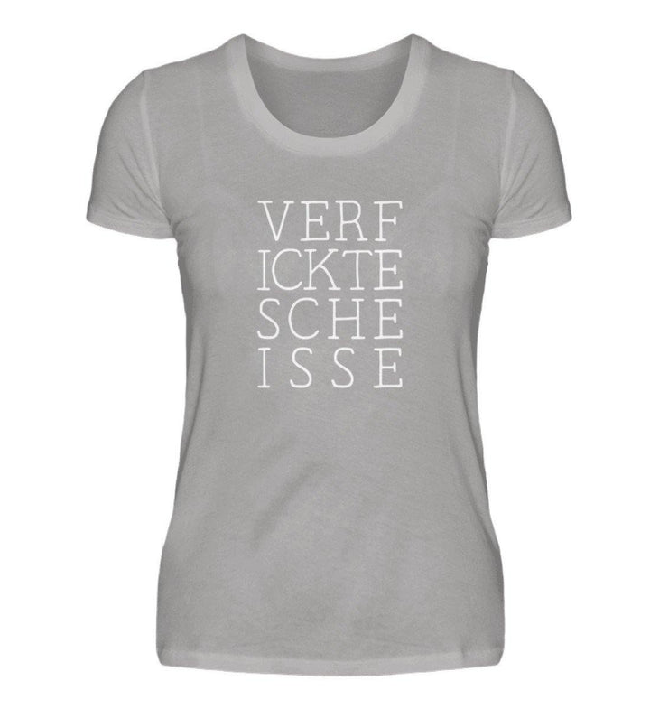 verf ickte sche isse  Words on Shirts PR  - Damen Premiumshirt - Words on Shirts Sag es mit dem Mittelfinger Shirts Hoodies Sweatshirt Taschen Gymsack Spruch Sprüche Statement