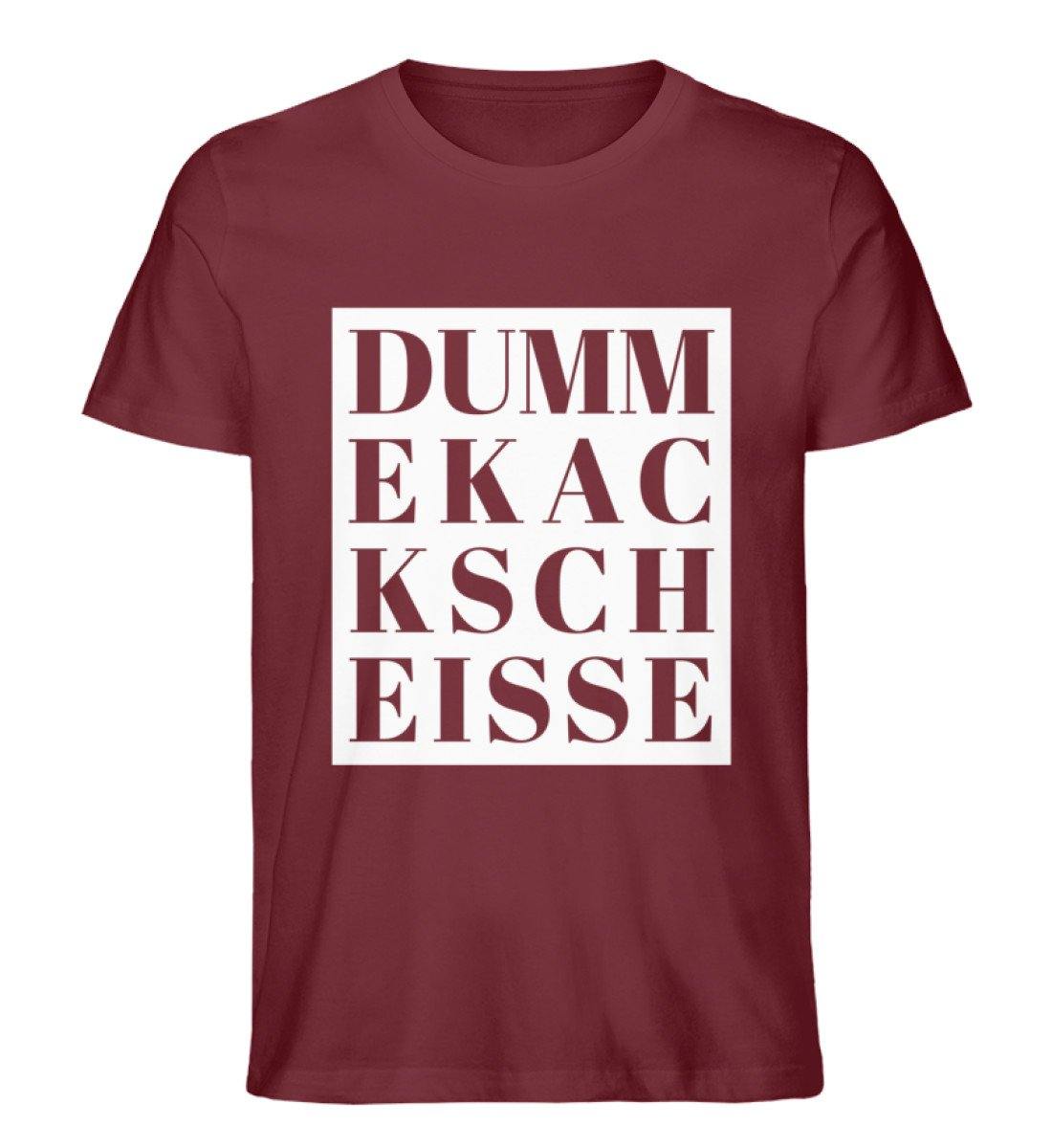 DUMM EKAC KSCH EISSE  - Herren Premium Organic Shirt