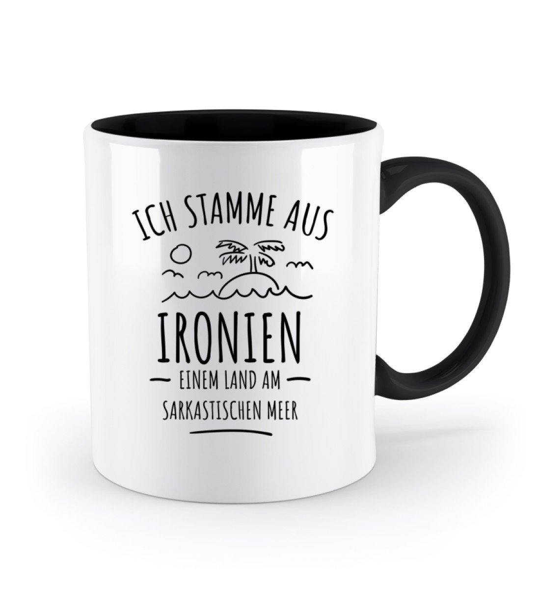 Stamme aus Ironien - Sarkastischen Meer  - Zweifarbige Tasse