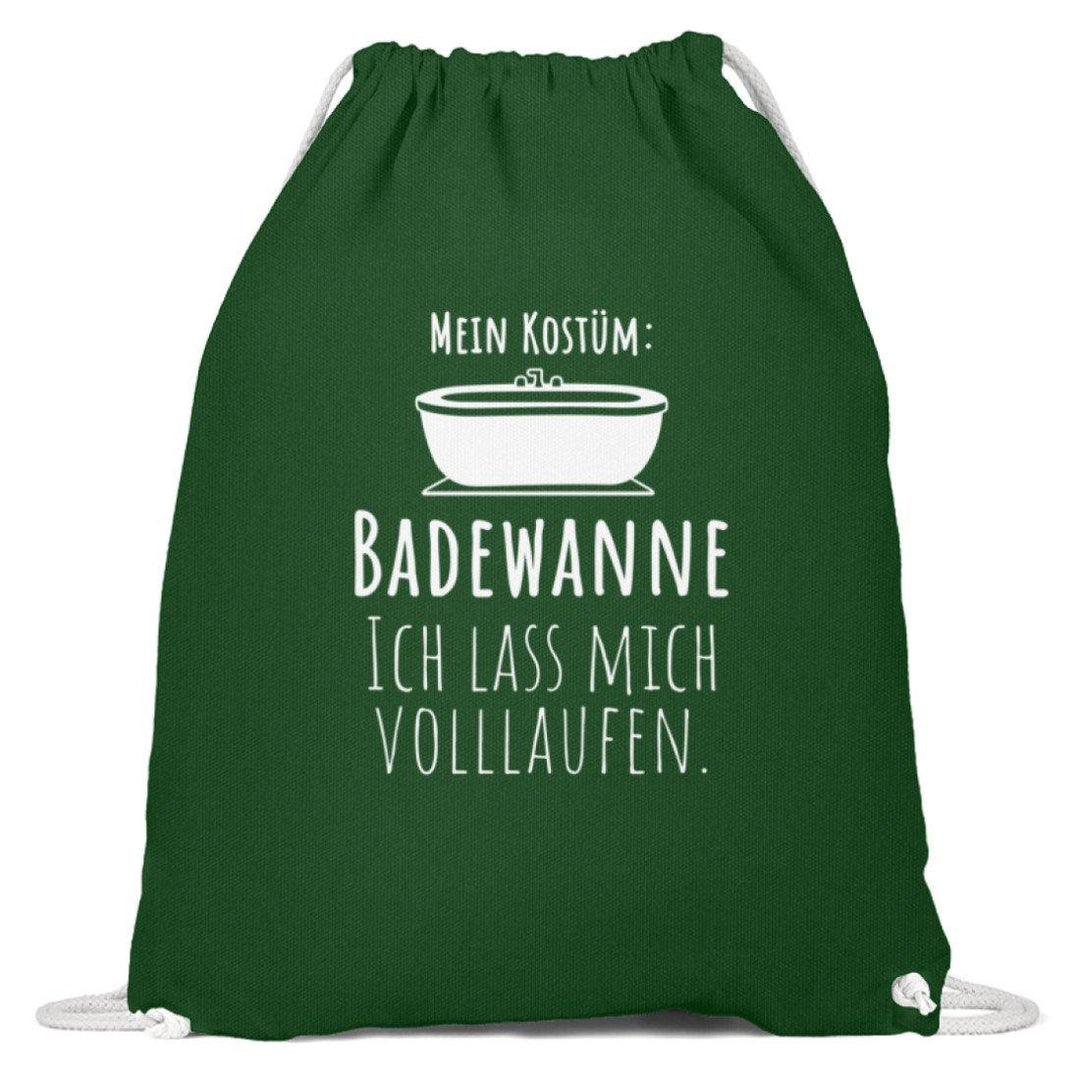 Kostüm Badewanne - Words on Shirts  - Baumwoll Gymsac - Karneval,  Fasching & Fastnacht - Words on Shirts Sag es mit dem Mittelfinger Shirts Hoodies Sweatshirt Taschen Gymsack Spruch Sprüche Statement