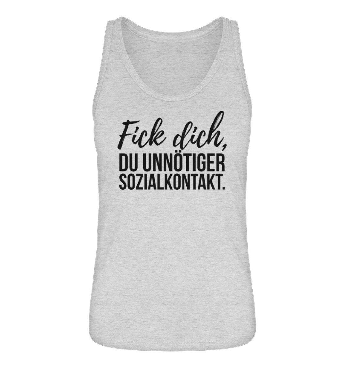 F!ck dich, du unnötiger Sozialkontakt  - Damen Premium Organic Tanktop ST/ST