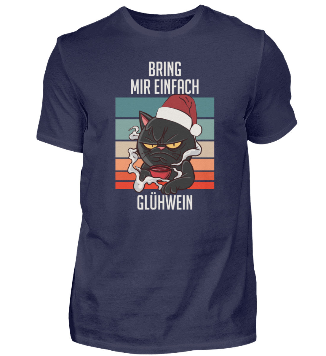 Bring mir einfach Glühwein - Katze XMAS  - Herren Shirt