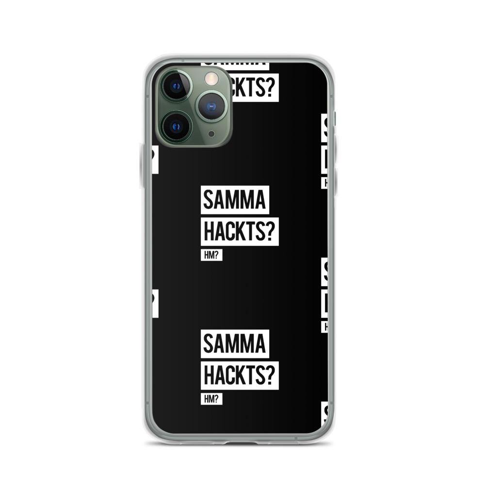 iPhone Hülle - Samma Hackts? Hm? - Pattern