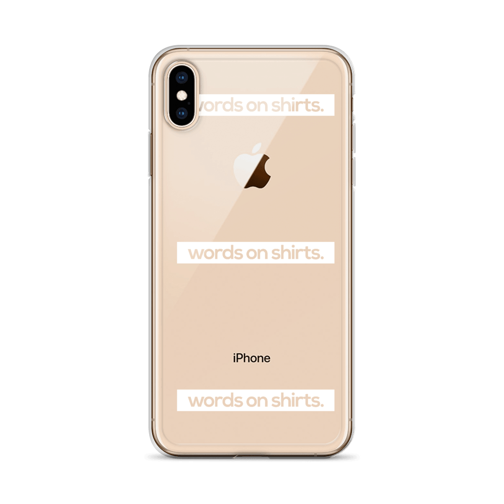 iPhone Hülle - Words on Shirts - Words on Shirts Sag es mit dem Mittelfinger Shirts Hoodies Sweatshirt Taschen Gymsack Spruch Sprüche Statement