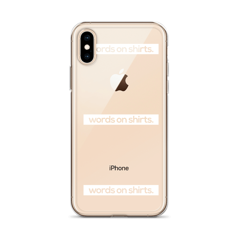 iPhone Hülle - Words on Shirts - Words on Shirts Sag es mit dem Mittelfinger Shirts Hoodies Sweatshirt Taschen Gymsack Spruch Sprüche Statement