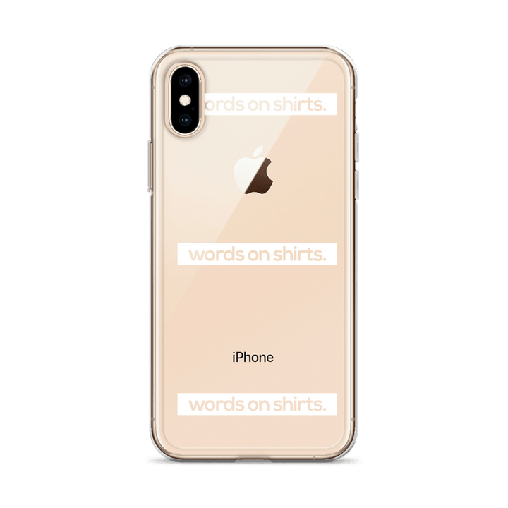 iPhone Hülle - Words on Shirts - Words on Shirts Sag es mit dem Mittelfinger Shirts Hoodies Sweatshirt Taschen Gymsack Spruch Sprüche Statement