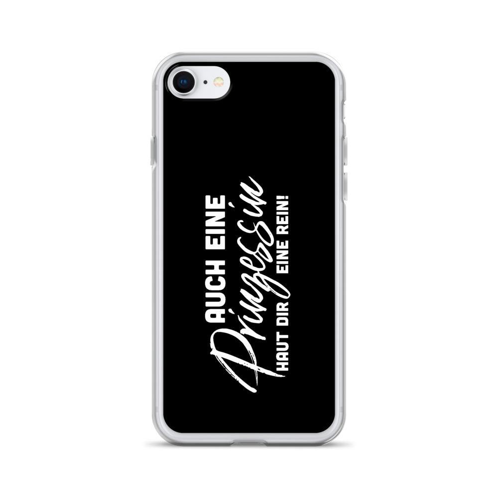 iPhone Hülle - Auch eine Prinzessin haut dir eine rein - Words on Shirts Sag es mit dem Mittelfinger Shirts Hoodies Sweatshirt Taschen Gymsack Spruch Sprüche Statement