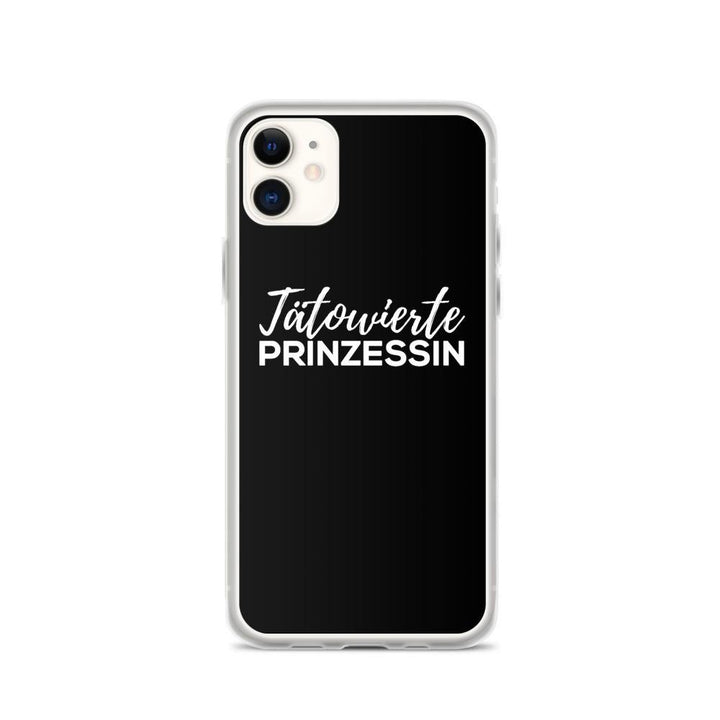 iPhone Hülle - Tätowierte - Words on Shirts Sag es mit dem Mittelfinger Shirts Hoodies Sweatshirt Taschen Gymsack Spruch Sprüche Statement