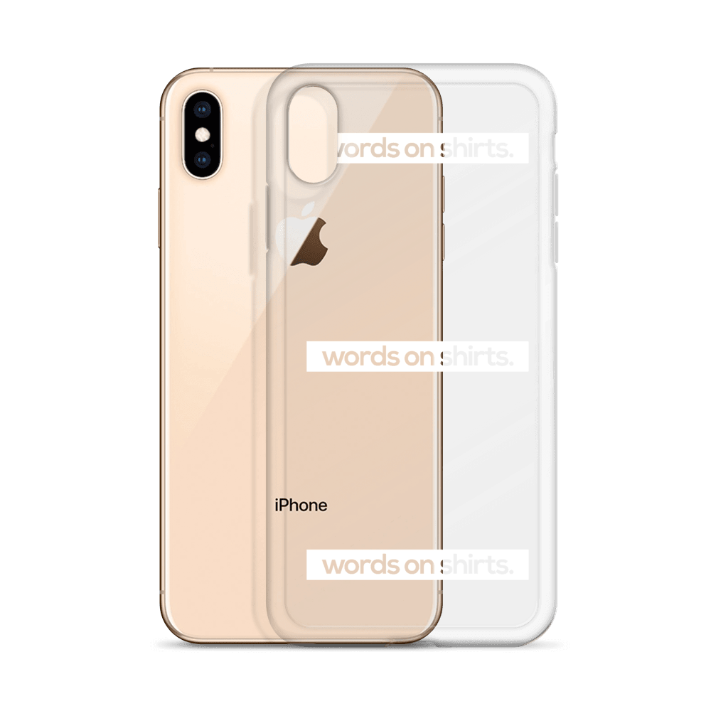 iPhone Hülle - Words on Shirts - Words on Shirts Sag es mit dem Mittelfinger Shirts Hoodies Sweatshirt Taschen Gymsack Spruch Sprüche Statement