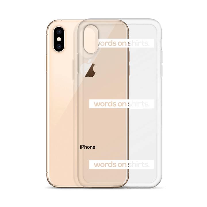 iPhone Hülle - Words on Shirts - Words on Shirts Sag es mit dem Mittelfinger Shirts Hoodies Sweatshirt Taschen Gymsack Spruch Sprüche Statement