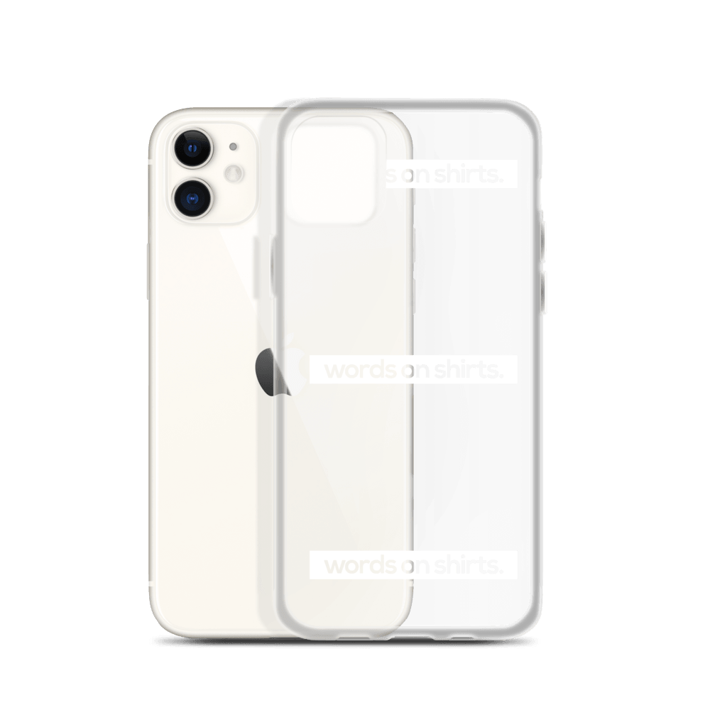 iPhone Hülle - Words on Shirts - Words on Shirts Sag es mit dem Mittelfinger Shirts Hoodies Sweatshirt Taschen Gymsack Spruch Sprüche Statement