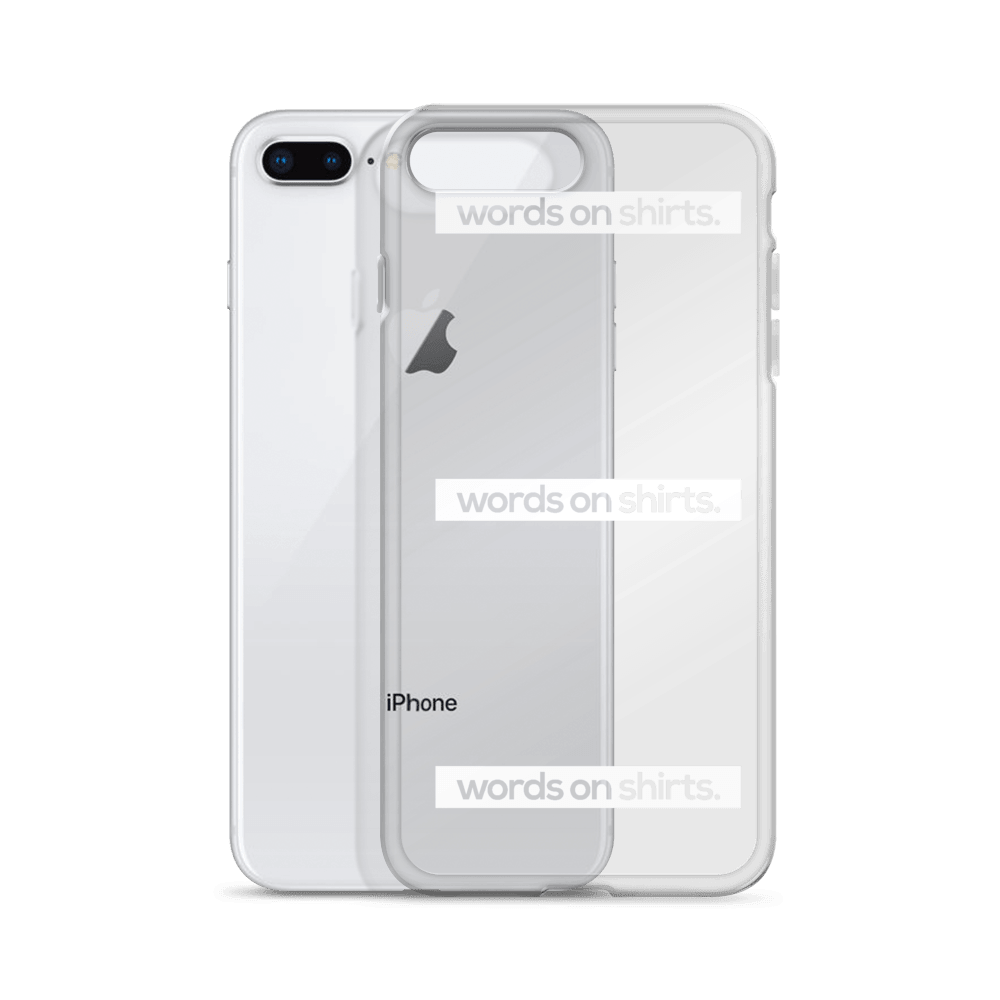 iPhone Hülle - Words on Shirts - Words on Shirts Sag es mit dem Mittelfinger Shirts Hoodies Sweatshirt Taschen Gymsack Spruch Sprüche Statement