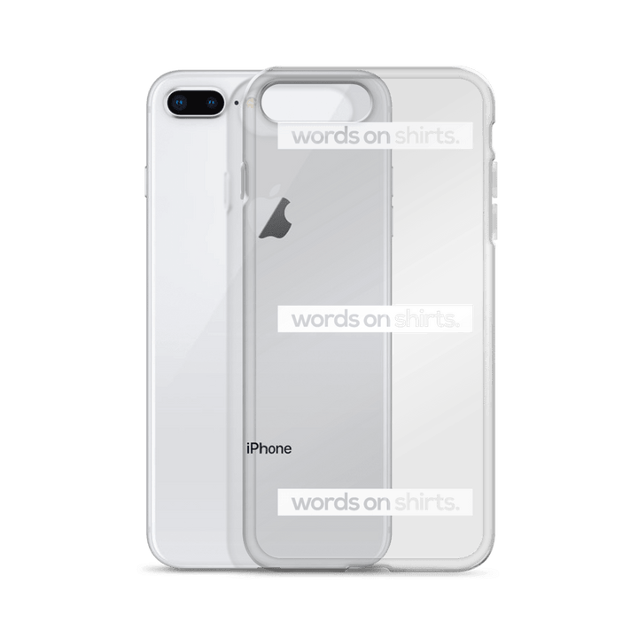 iPhone Hülle - Words on Shirts - Words on Shirts Sag es mit dem Mittelfinger Shirts Hoodies Sweatshirt Taschen Gymsack Spruch Sprüche Statement