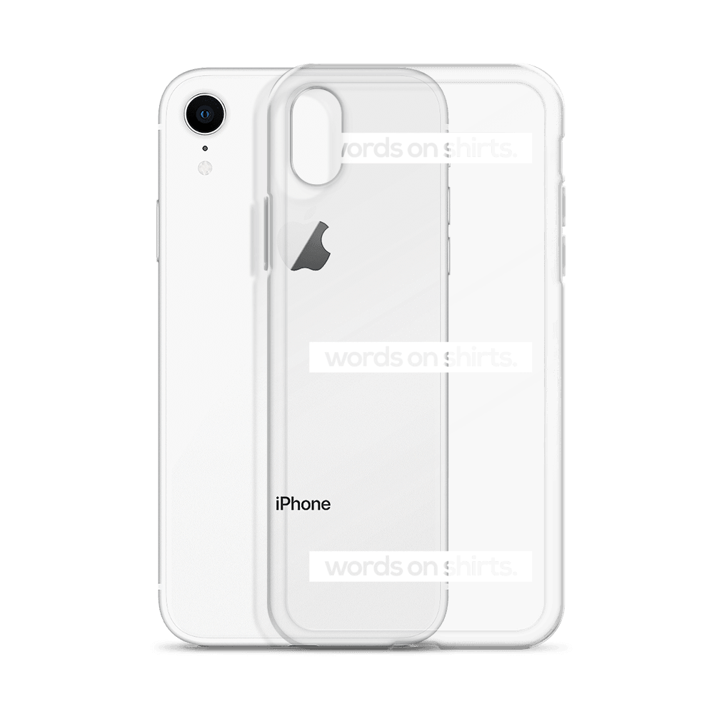 iPhone Hülle - Words on Shirts - Words on Shirts Sag es mit dem Mittelfinger Shirts Hoodies Sweatshirt Taschen Gymsack Spruch Sprüche Statement