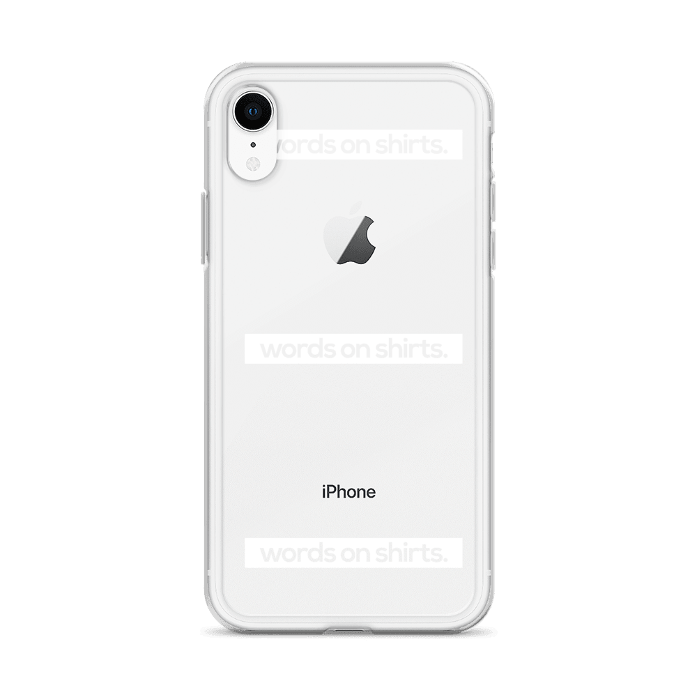 iPhone Hülle - Words on Shirts - Words on Shirts Sag es mit dem Mittelfinger Shirts Hoodies Sweatshirt Taschen Gymsack Spruch Sprüche Statement