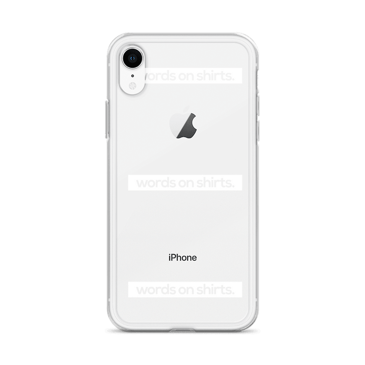 iPhone Hülle - Words on Shirts - Words on Shirts Sag es mit dem Mittelfinger Shirts Hoodies Sweatshirt Taschen Gymsack Spruch Sprüche Statement