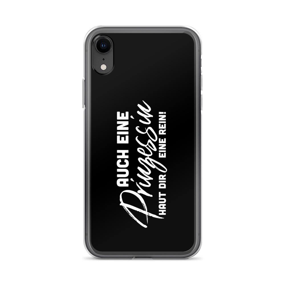 iPhone Hülle - Auch eine Prinzessin haut dir eine rein - Words on Shirts Sag es mit dem Mittelfinger Shirts Hoodies Sweatshirt Taschen Gymsack Spruch Sprüche Statement