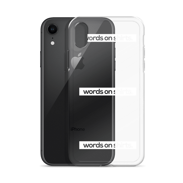 iPhone Hülle - Words on Shirts - Words on Shirts Sag es mit dem Mittelfinger Shirts Hoodies Sweatshirt Taschen Gymsack Spruch Sprüche Statement