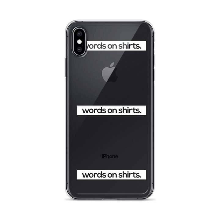 iPhone Hülle - Words on Shirts - Words on Shirts Sag es mit dem Mittelfinger Shirts Hoodies Sweatshirt Taschen Gymsack Spruch Sprüche Statement