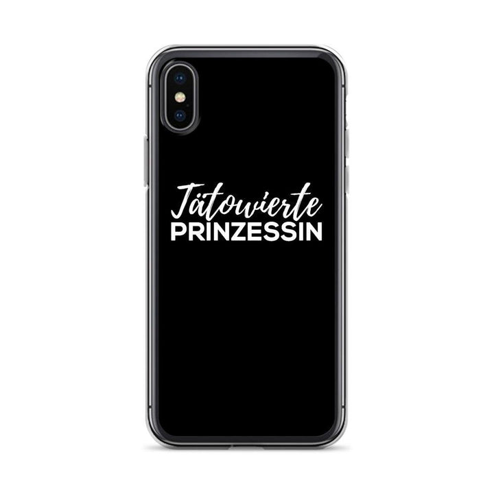 iPhone Hülle - Tätowierte - Words on Shirts Sag es mit dem Mittelfinger Shirts Hoodies Sweatshirt Taschen Gymsack Spruch Sprüche Statement