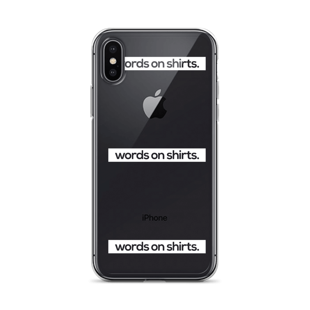 iPhone Hülle - Words on Shirts - Words on Shirts Sag es mit dem Mittelfinger Shirts Hoodies Sweatshirt Taschen Gymsack Spruch Sprüche Statement