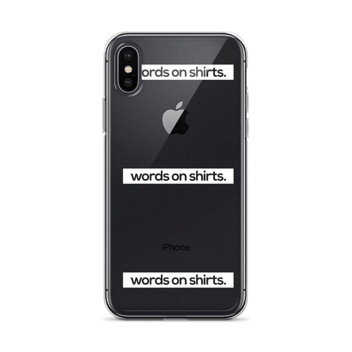 iPhone Hülle - Words on Shirts - Words on Shirts Sag es mit dem Mittelfinger Shirts Hoodies Sweatshirt Taschen Gymsack Spruch Sprüche Statement