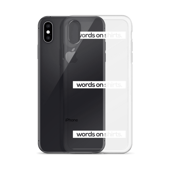 iPhone Hülle - Words on Shirts - Words on Shirts Sag es mit dem Mittelfinger Shirts Hoodies Sweatshirt Taschen Gymsack Spruch Sprüche Statement