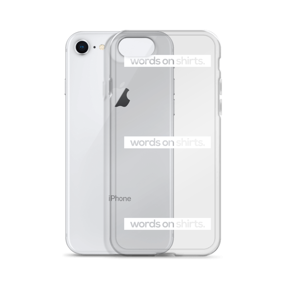 iPhone Hülle - Words on Shirts - Words on Shirts Sag es mit dem Mittelfinger Shirts Hoodies Sweatshirt Taschen Gymsack Spruch Sprüche Statement