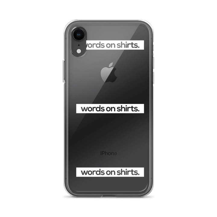iPhone Hülle - Words on Shirts - Words on Shirts Sag es mit dem Mittelfinger Shirts Hoodies Sweatshirt Taschen Gymsack Spruch Sprüche Statement