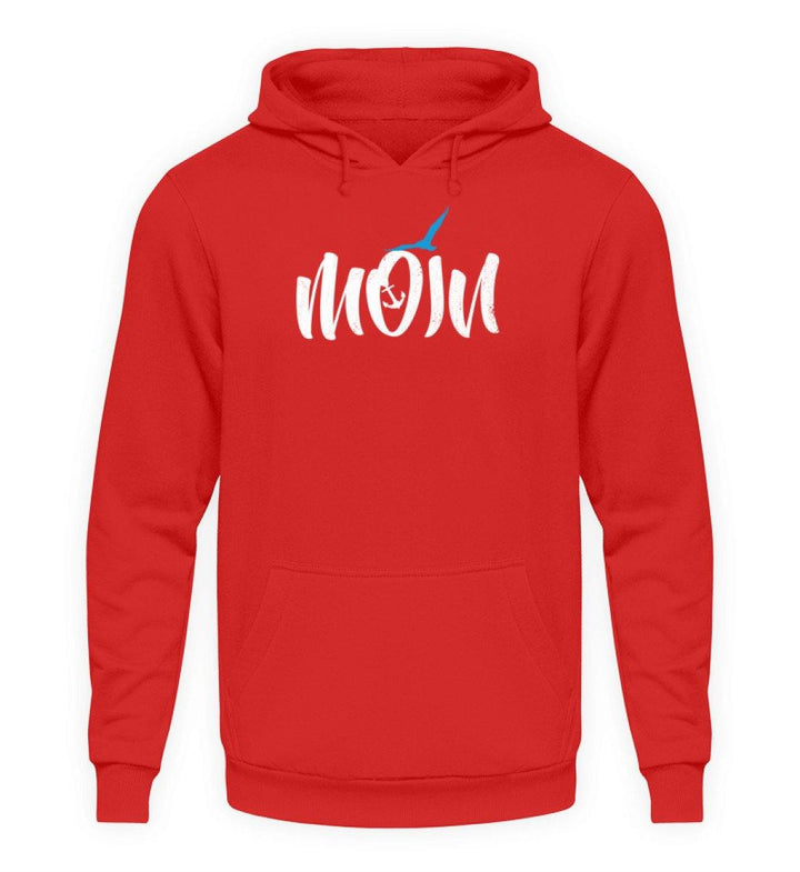 Moin Anker Möwe - Norddeutsch   - Unisex Kapuzenpullover Hoodie - Words on Shirts Sag es mit dem Mittelfinger Shirts Hoodies Sweatshirt Taschen Gymsack Spruch Sprüche Statement