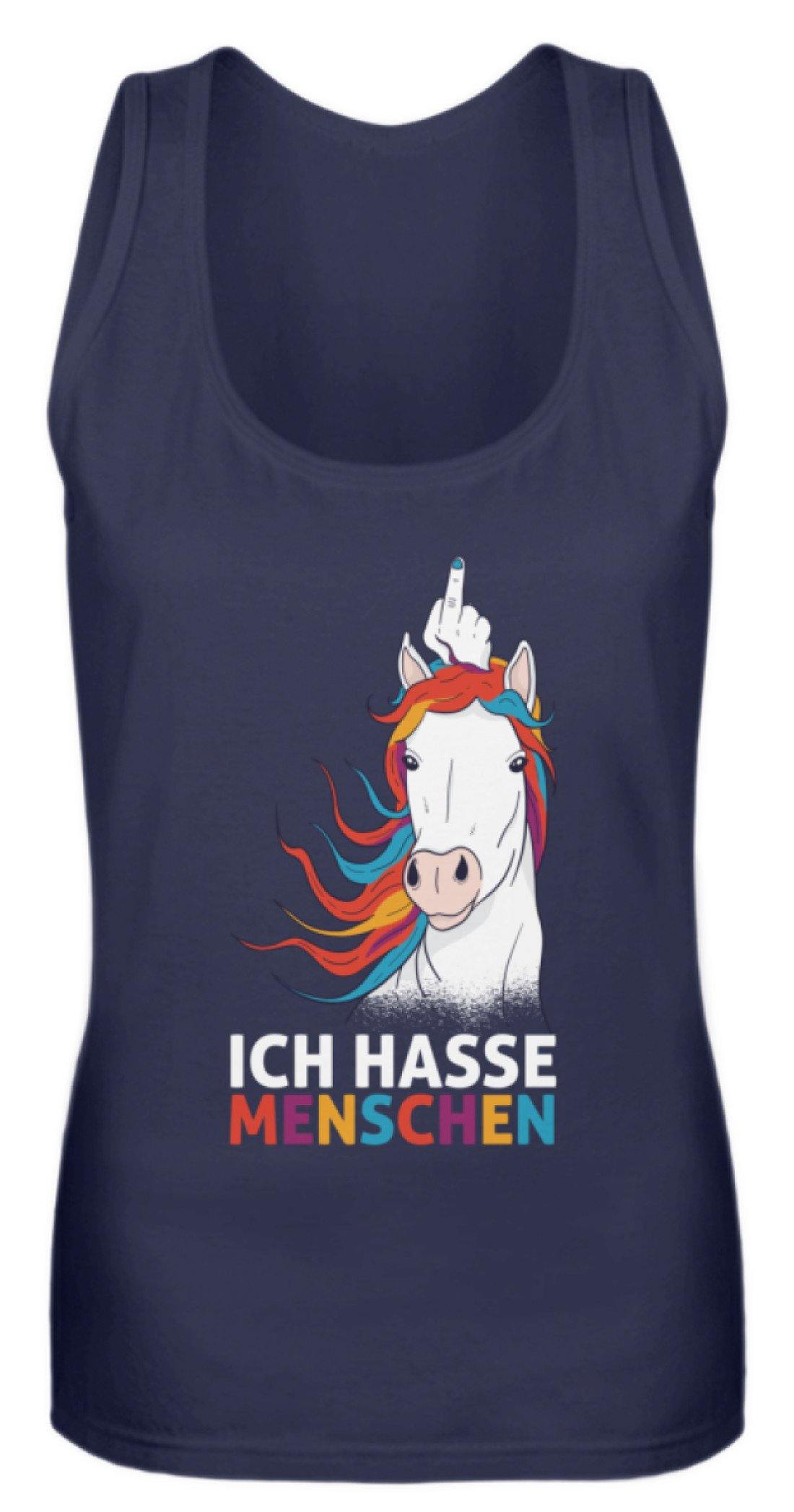 Ich hasse Menschen - Words on Shirts  - Frauen Tanktop