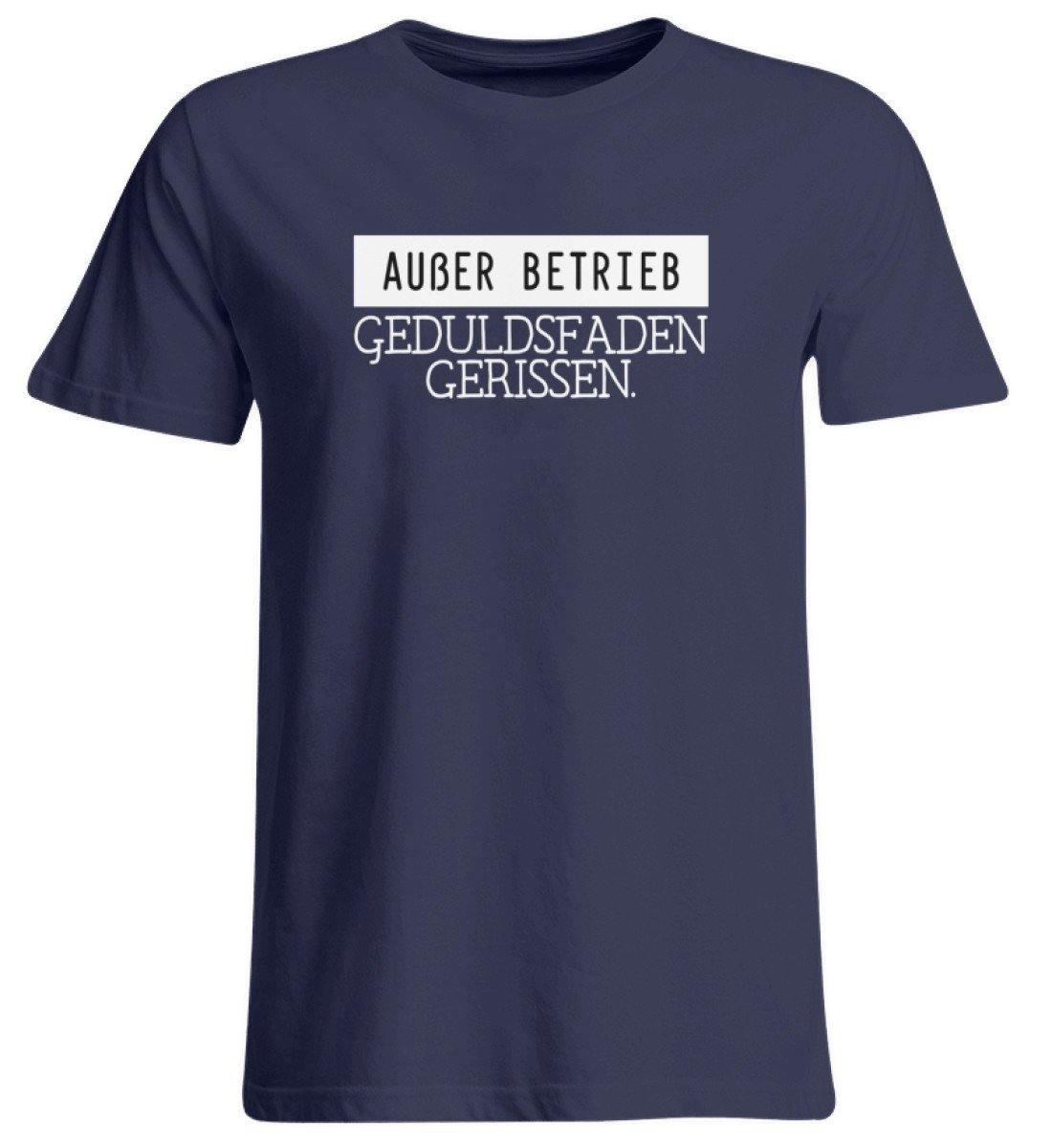 Außer Betrieb - Geduldsfaden gerissen  - Übergrößenshirt