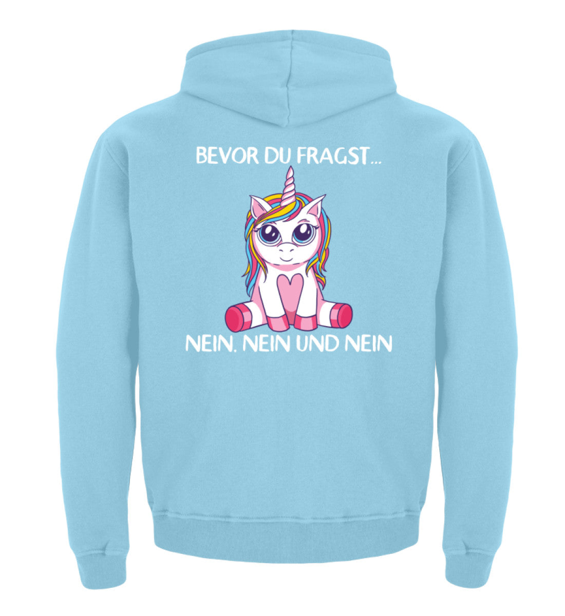 Bevor du fragst... Nein - Einhorn TF  - Kinder Hoodie