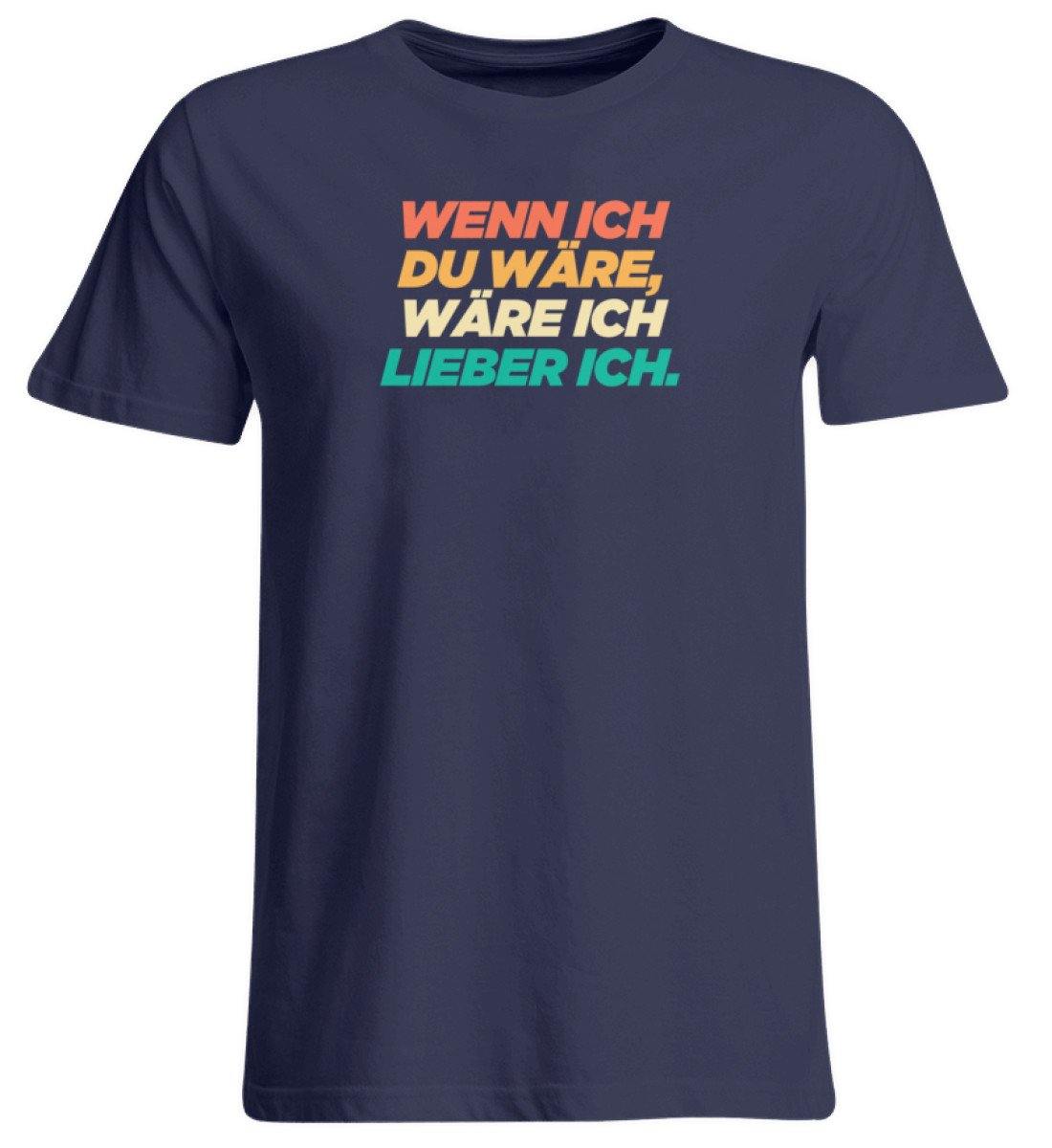 Wenn ich du wäre - Words on Shirts  - Übergrößenshirt