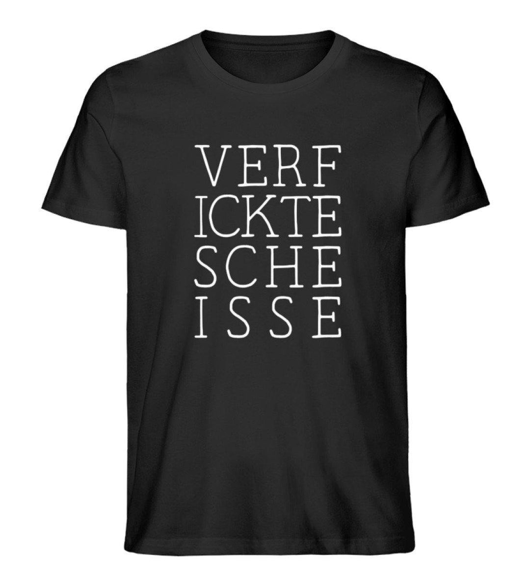 verf ickte sche isse  Words on Shirts PR  - Herren Premium Organic Shirt - Words on Shirts Sag es mit dem Mittelfinger Shirts Hoodies Sweatshirt Taschen Gymsack Spruch Sprüche Statement