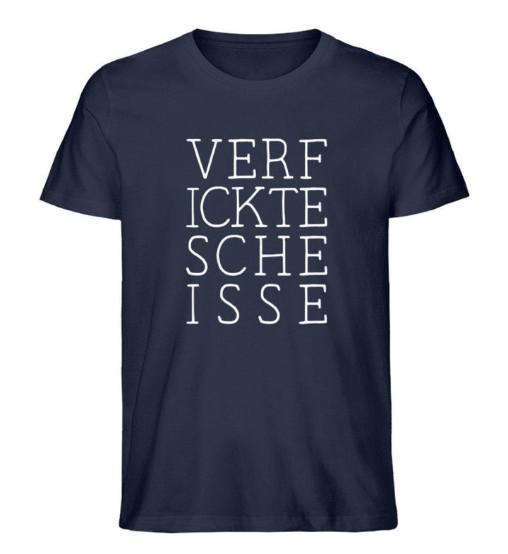 verf ickte sche isse  Words on Shirts PR  - Herren Premium Organic Shirt - Words on Shirts Sag es mit dem Mittelfinger Shirts Hoodies Sweatshirt Taschen Gymsack Spruch Sprüche Statement