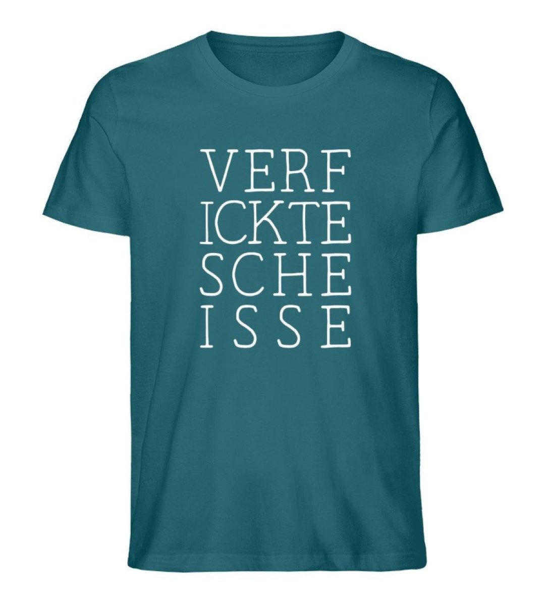 verf ickte sche isse  Words on Shirts PR  - Herren Premium Organic Shirt - Words on Shirts Sag es mit dem Mittelfinger Shirts Hoodies Sweatshirt Taschen Gymsack Spruch Sprüche Statement