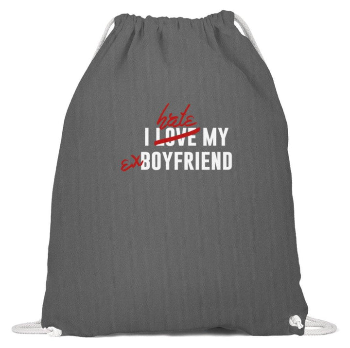 I Love My Boyfriend  - Baumwoll Gymsac - Words on Shirts